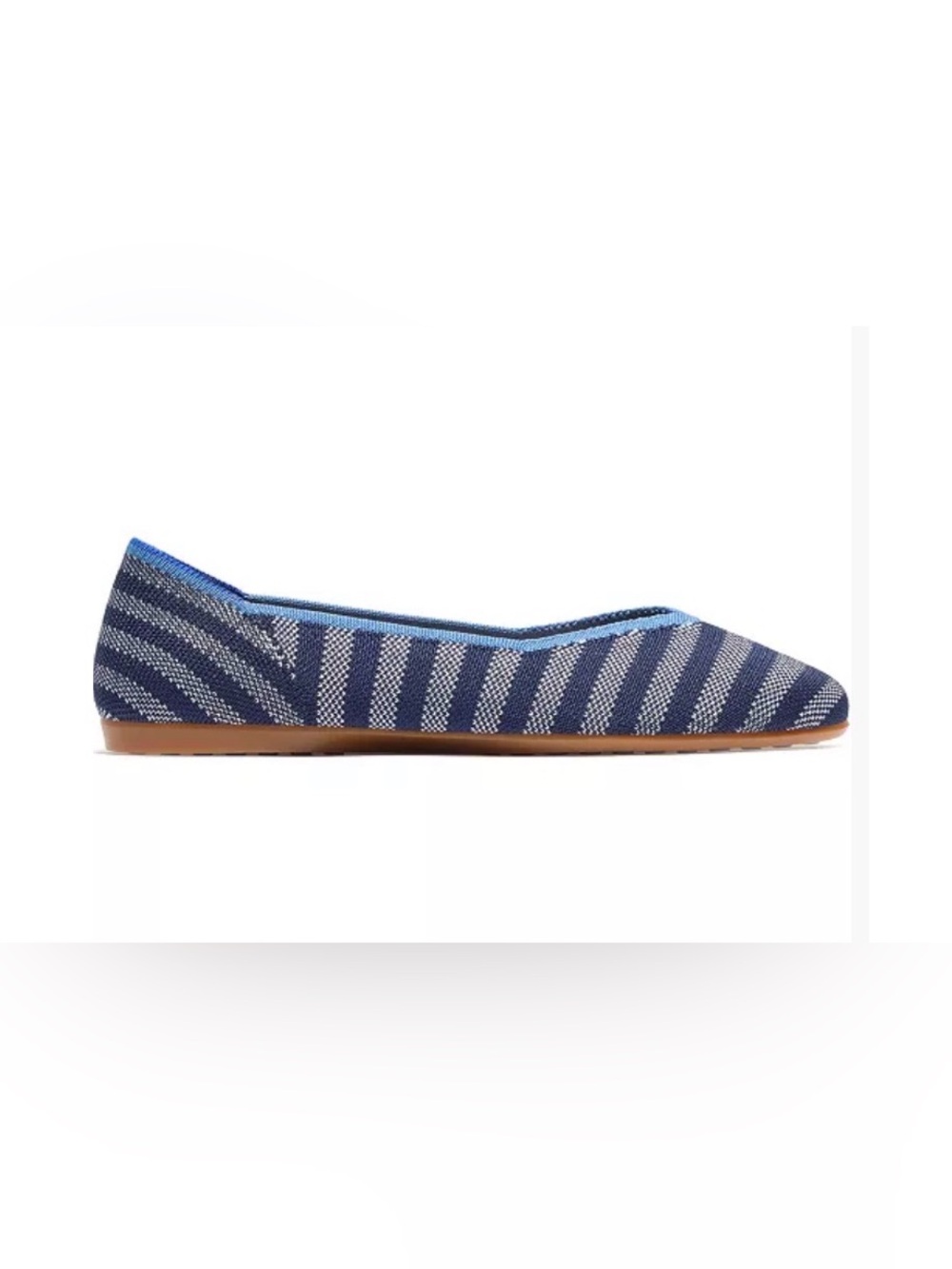 NIB [Rothy's] Daily Round Toe Ballet Flats Harbor Cabana Stripe Women’s 8.5, 9.5